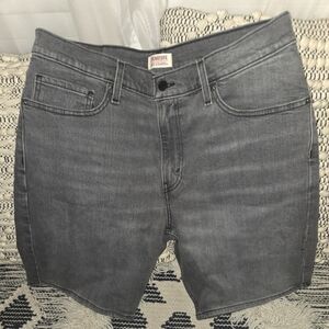 Men's Levi Strauss Signature Gray Denim Shorts W32